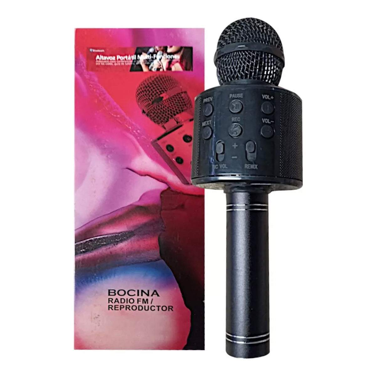 Kit de 2 Micrófonos Karaoke Bluetooth Mb-117