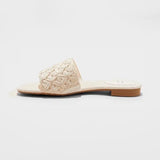 Sandalias Deslizantes de Rafia Tejida, Talla 11, A New Day