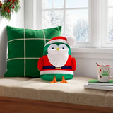 Almohada de Felpa Navideña, Pinguino, Wondershop