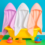 Set de 3 Toallas de Baño con Capucha para Bebé
