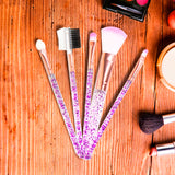 Kit de Brochas para Maquillaje, 5 pzas