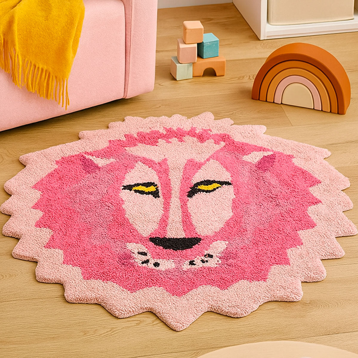 Alfombra León, Room2Room, Color Rosa