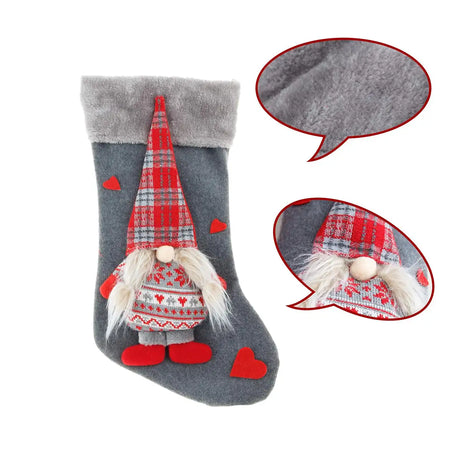 Bota Navideña, Gnomo, 2 pzas