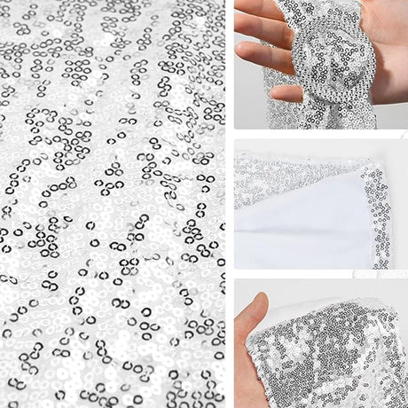 Bandas de Lentejuelas para Silla Decorativas, 4 pzas