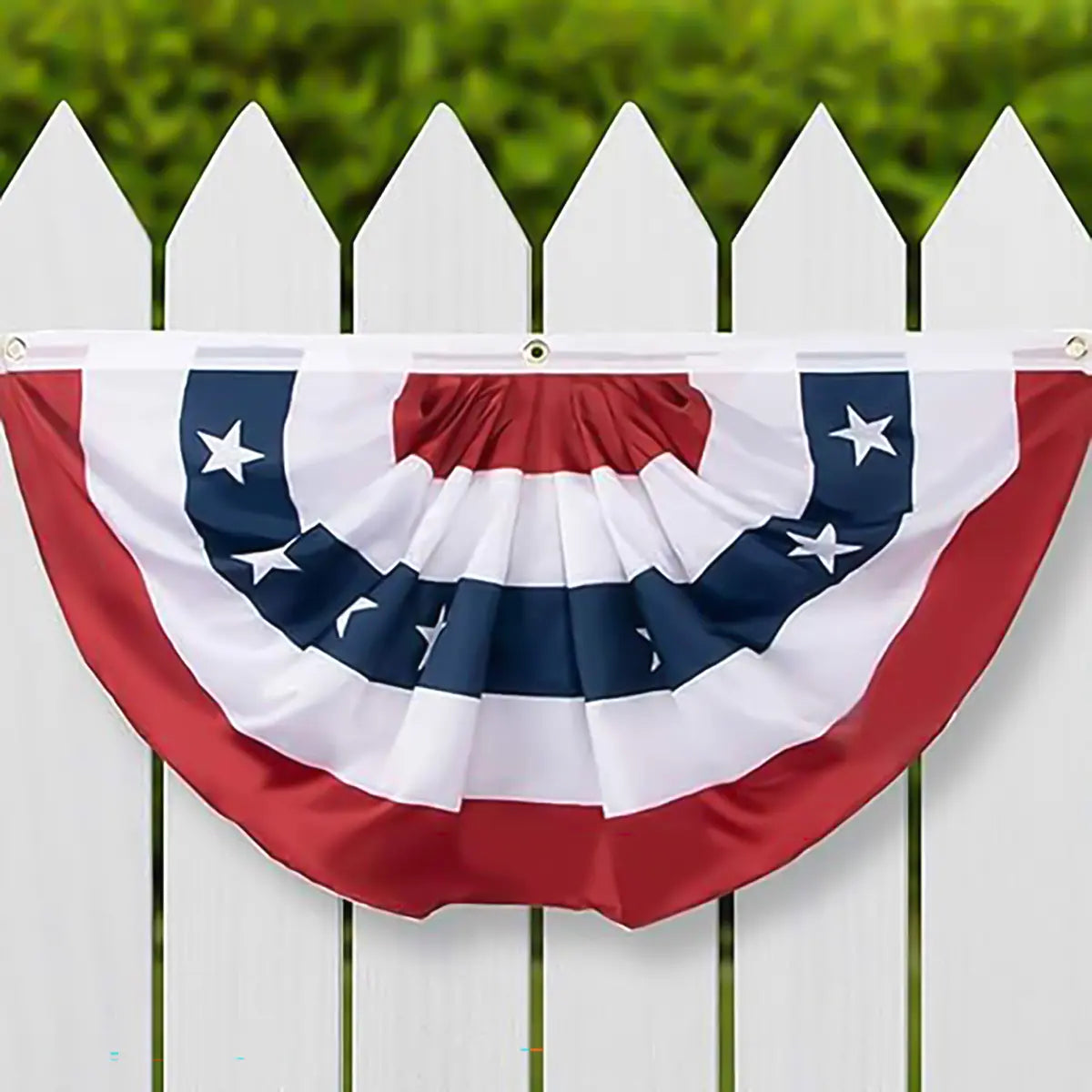 Banderín de Bandera Estadounidense Plisado