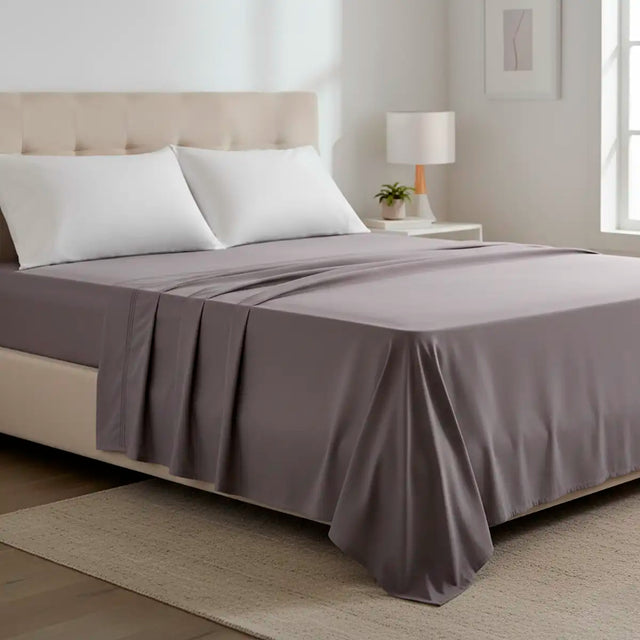 Sábana Plana 400 Hilos, Individual, Threshold