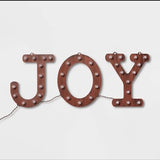 JOY, Letrero Iluminado con Bombillas LED, Wondershop