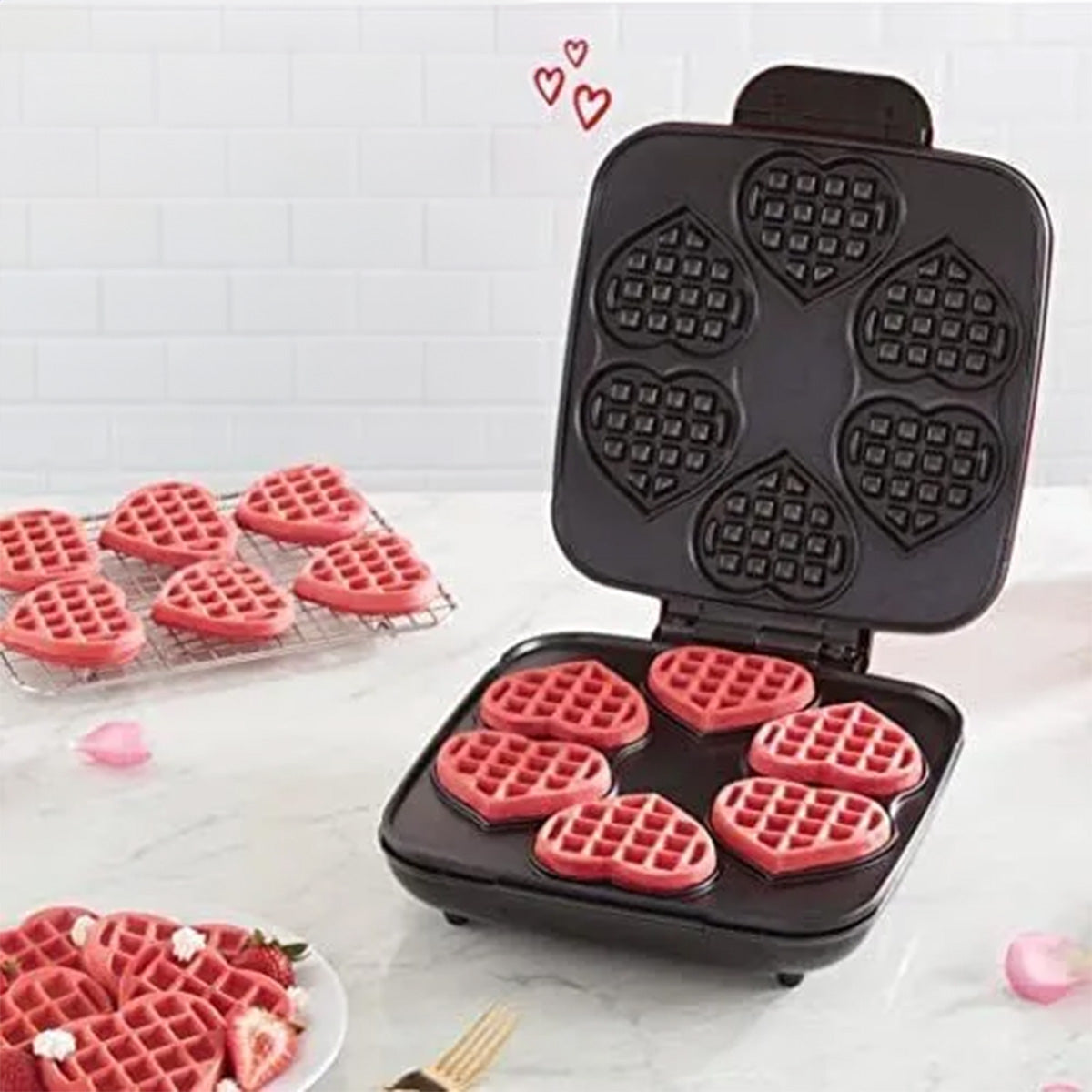 Miniwaflera Múltiple con Forma de Corazón, Dash