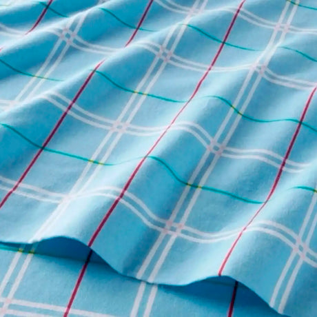 Juego de Sábanas, Color Azul, Matrimonial, Wondershop