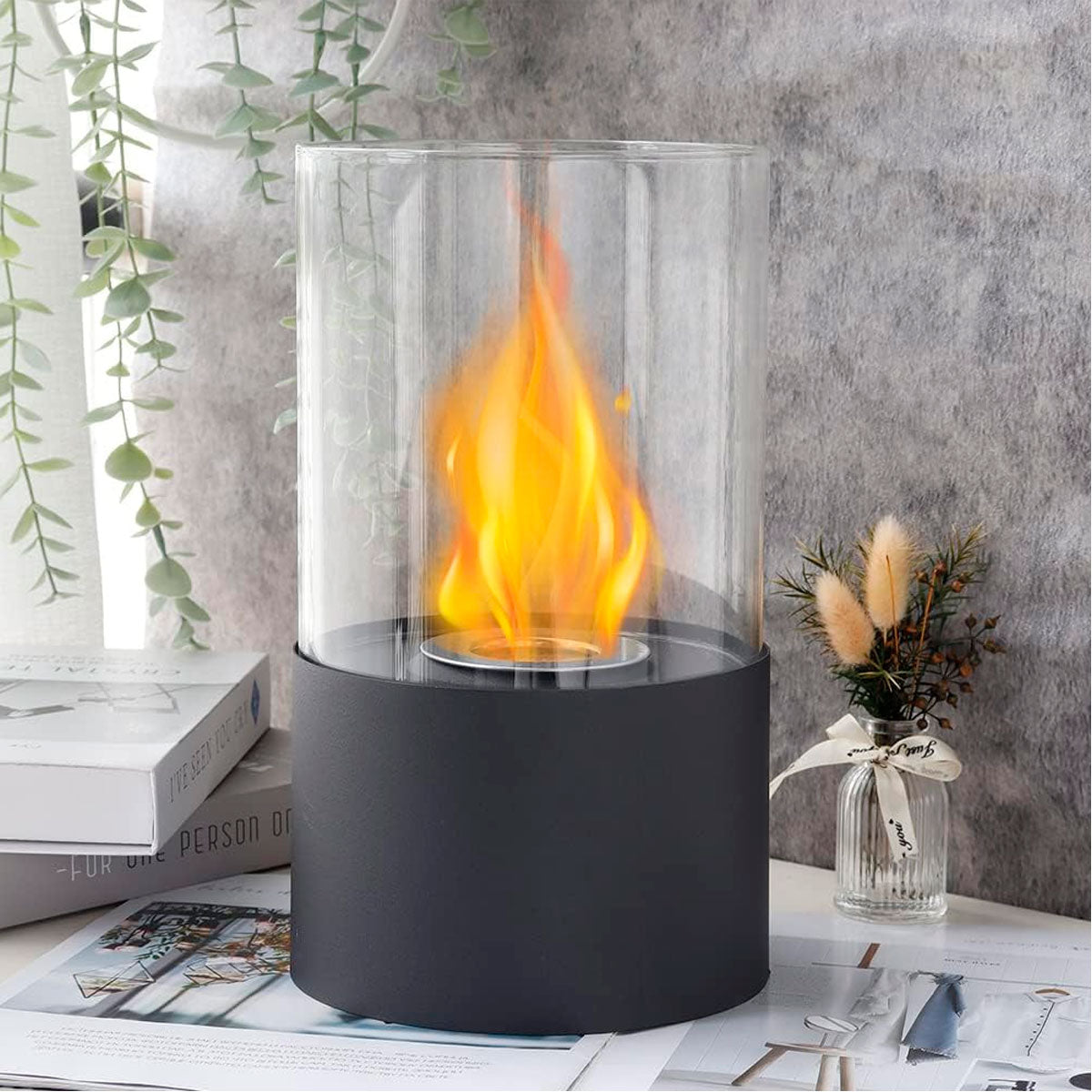 Chimenea de Mesa para Interiores y Exteriores