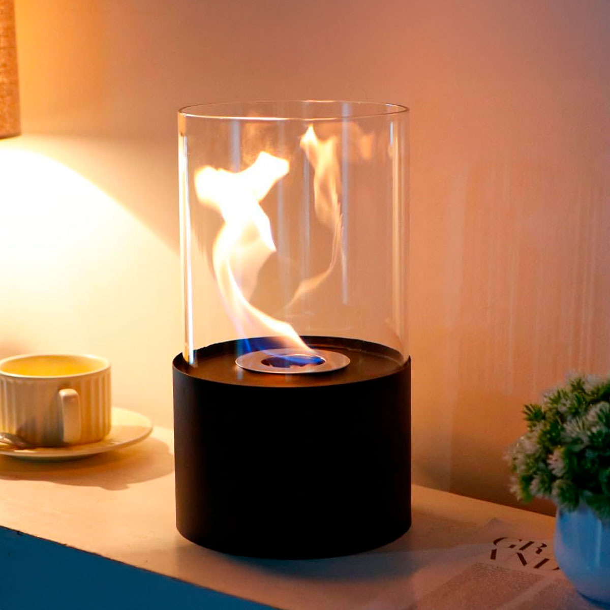 Chimenea de Mesa para Interiores y Exteriores