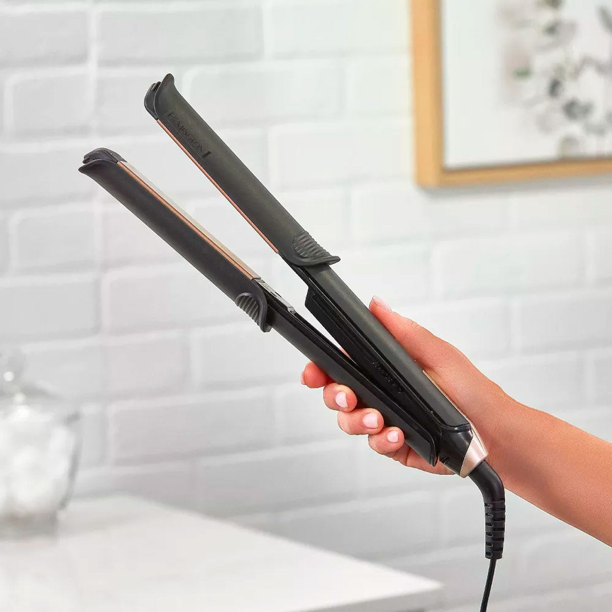 Plancha de Pelo Plano + Rizador, Remington One