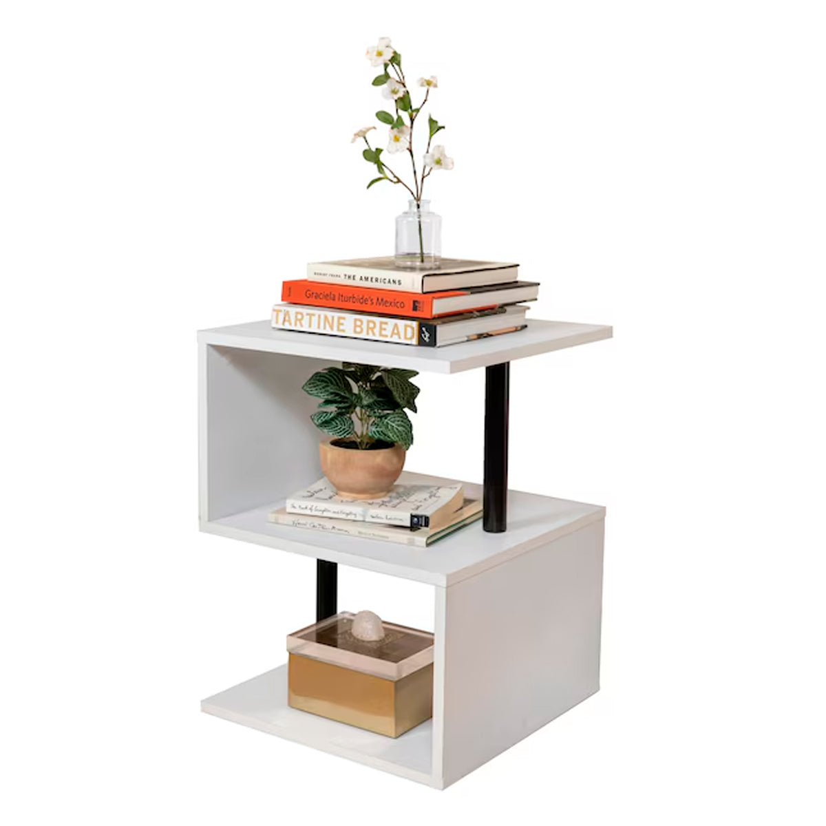 Mesa Auxiliar en Forma de S, Danya B