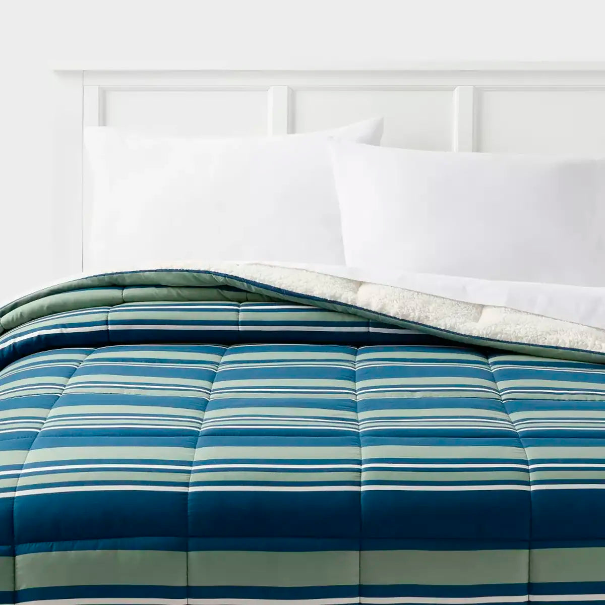 Edredón Reversible de Microfibra, Queen Size, Room Essentials