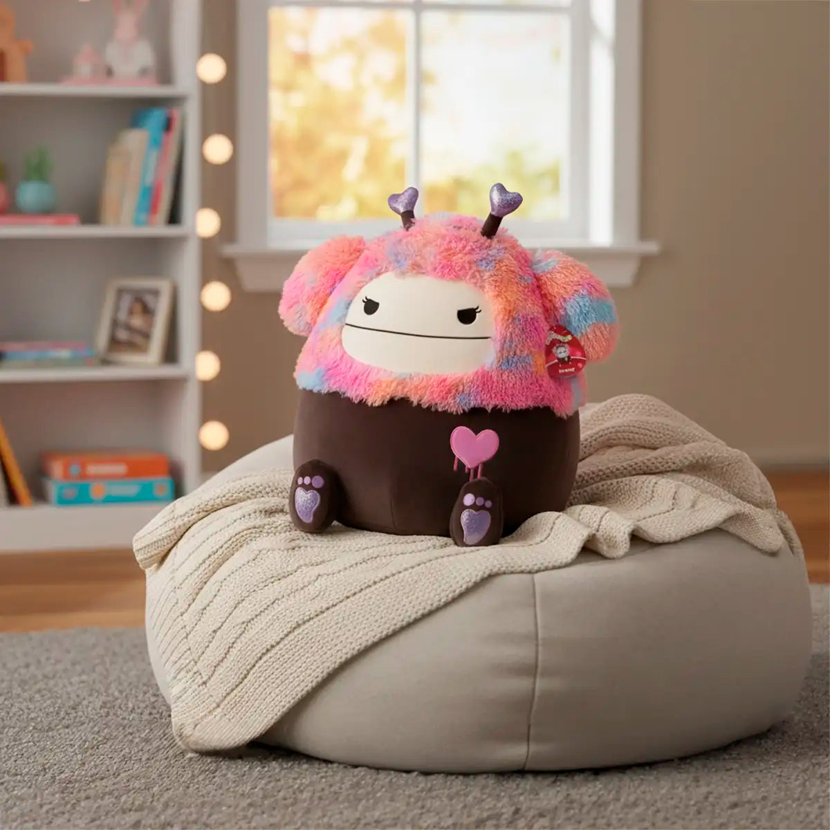 Peluche Frumpy the Girly Bigfoot, Squishmallows