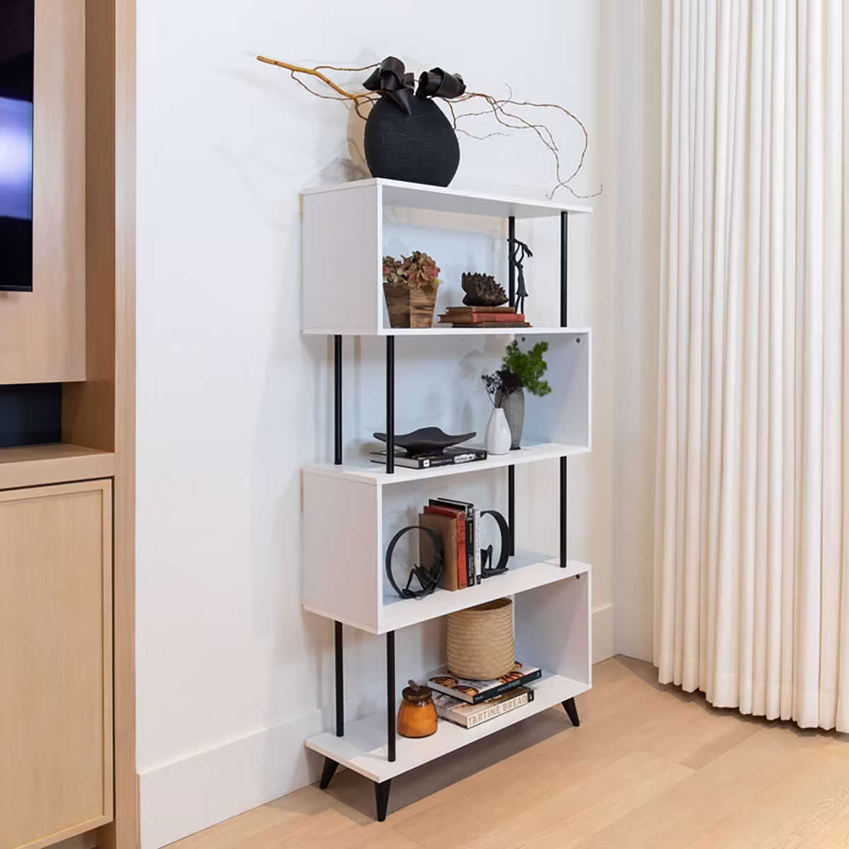 Librero en Forma de S, Danya B