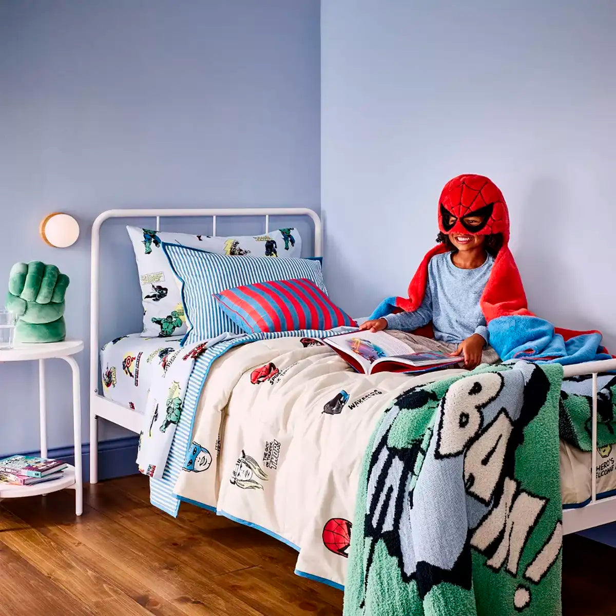 Edredón Infantil Reversible, Marvel, Individual, Pillowfort