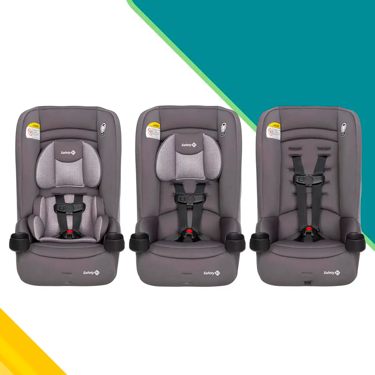Silla de Bebé Convertible para Automóvil, Safety 1st, Color Gris