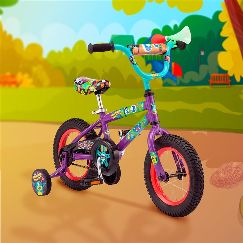 Bicicleta Entrenadora para Niños, Pacific Funny Monsters, rodada 12