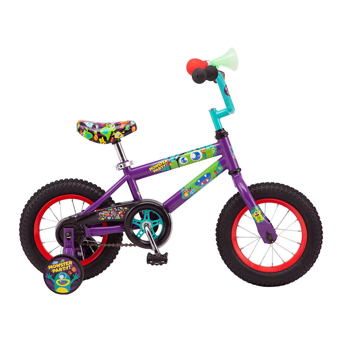 Bicicleta Entrenadora para Niños, Pacific Funny Monsters, rodada 12