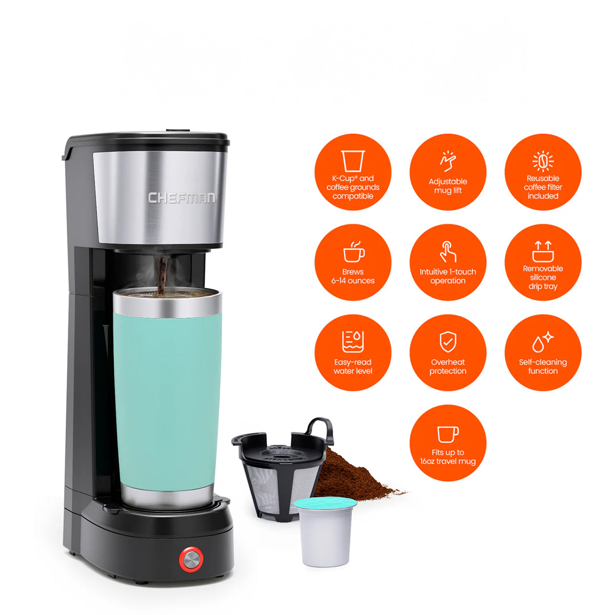 Cafetera InstaCoffee Max, Chefman