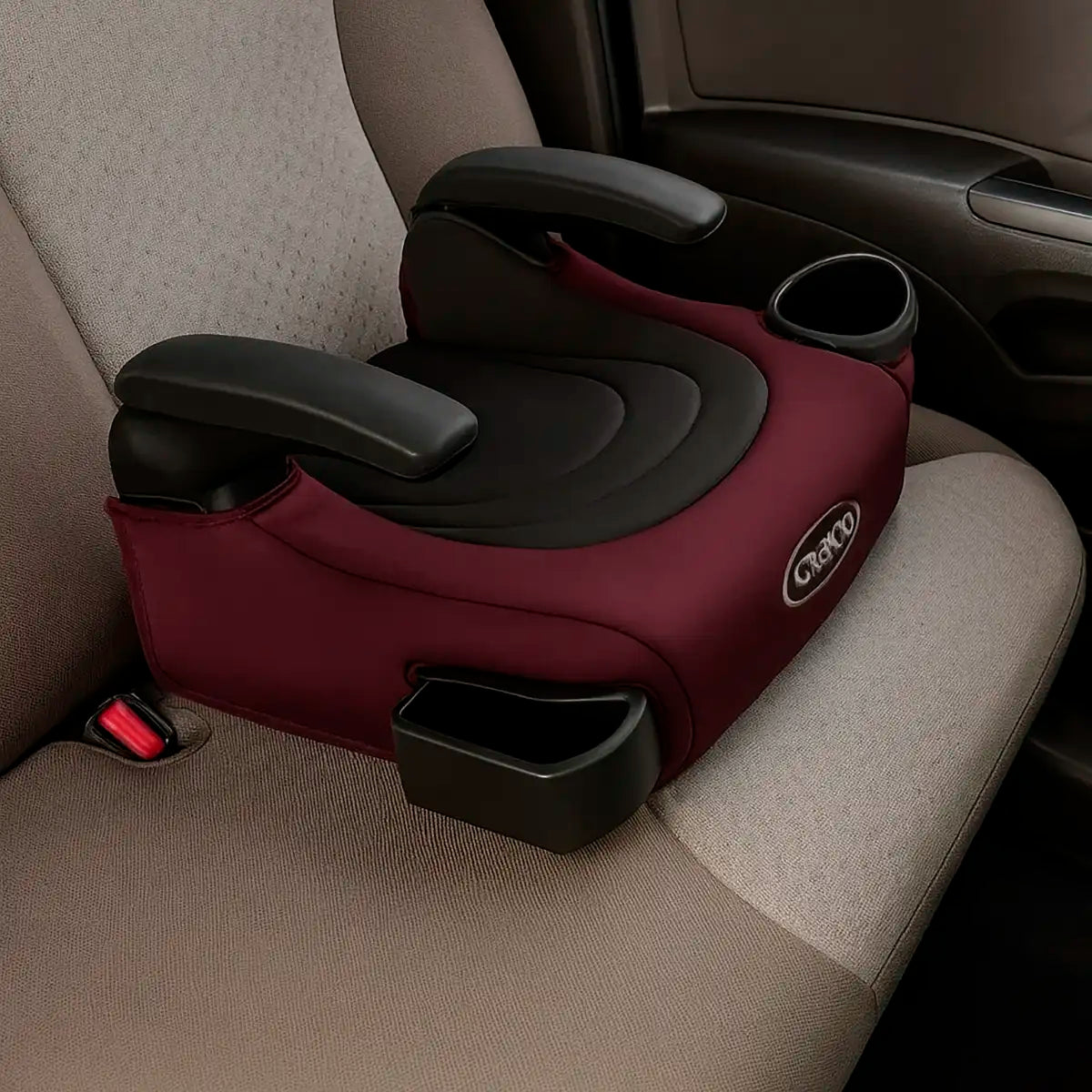 Asiento de Auto TurboBooster LX sin Respaldo, Graco, Color Vino