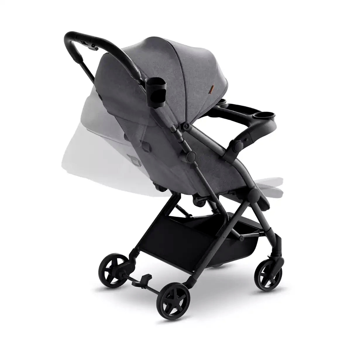 Cochecito de Viaje Ligero, Mompush, Color Gris