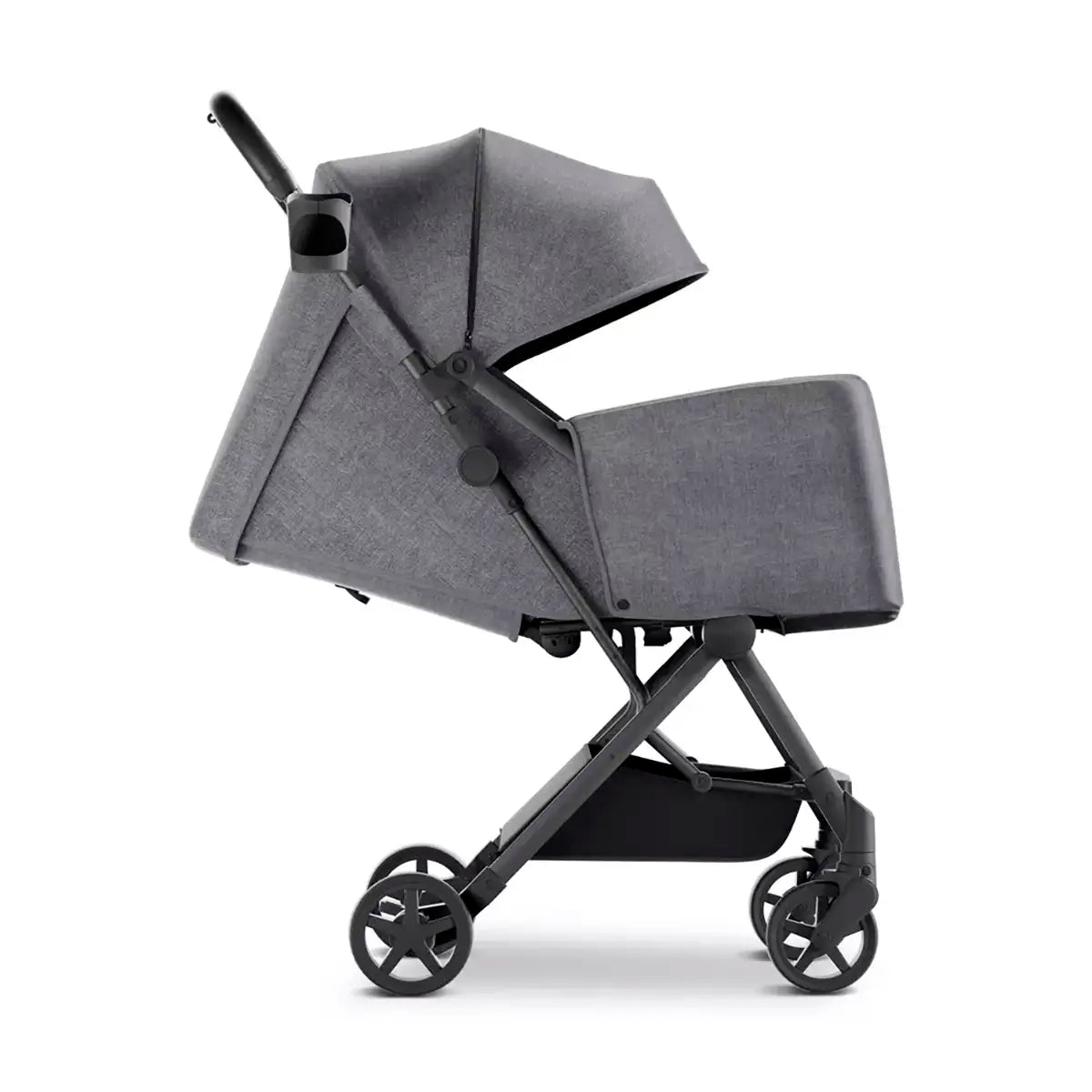 Cochecito de Viaje Ligero, Mompush, Color Gris