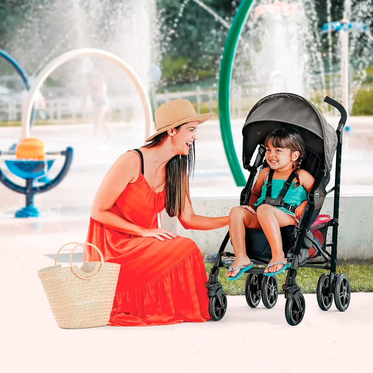 Carriola de bebé plegable compacto, Chicco Liteway
