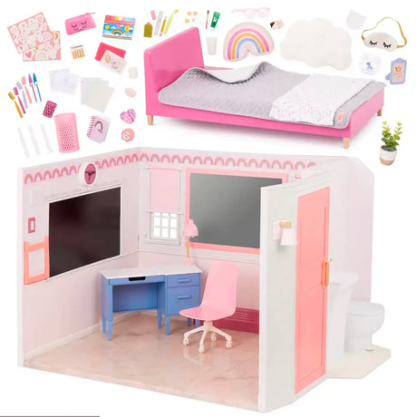 Juego de Dormitorio para Muñecas, Room to Dream, Our Generation