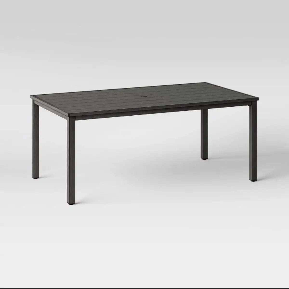 Mesa de Comedor Rectangular para Patio, Color Gris, Threshold