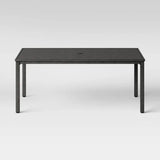 Mesa de Comedor Rectangular para Patio, Color Gris, Threshold