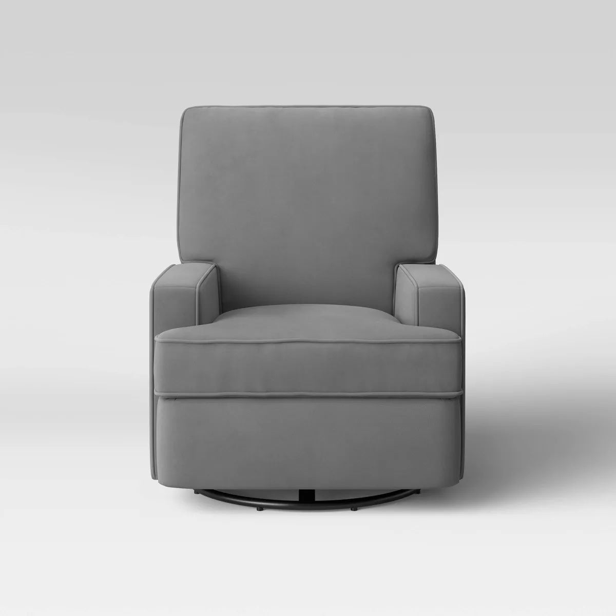 Sillón Reclinable Giratorio color Gris, Baby Relax Addison