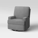 Sillón Reclinable Giratorio color Gris, Baby Relax Addison