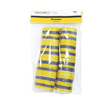 Serpentina Decorativa de Papel, Color Amarillo y Negro, 2 pzas
