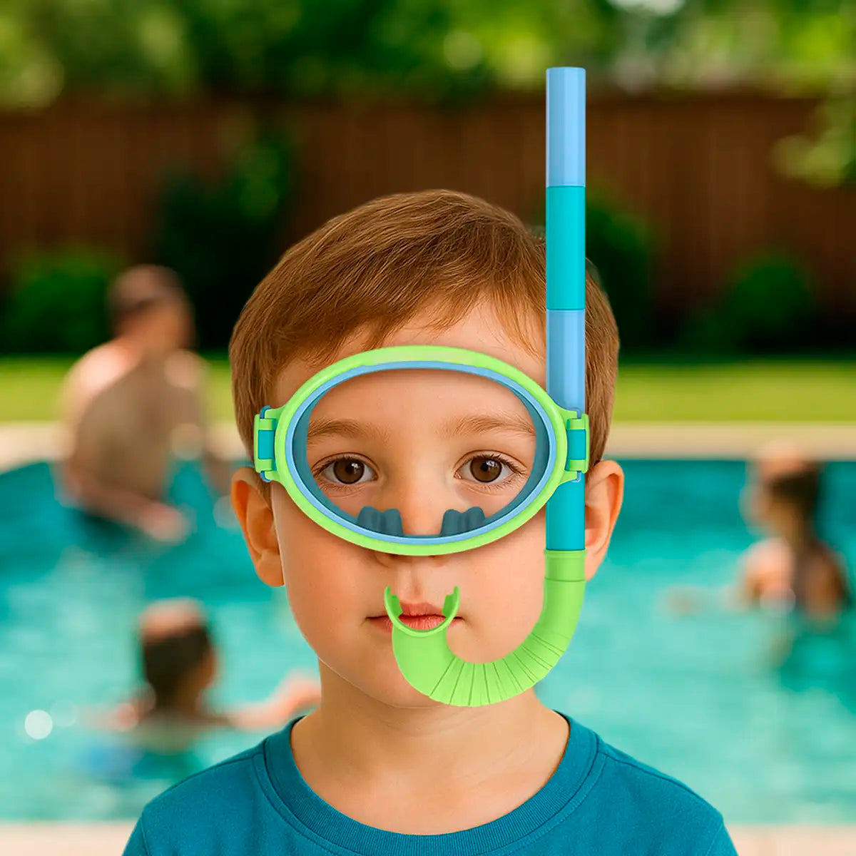 Set de Máscara y Snorkel Retro para Niños, Speedo