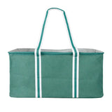 Cesto para Almacenamiento de Tela, Color Verde