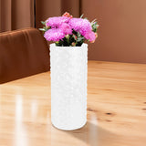 Florero Color Blanco, 12x4 cm