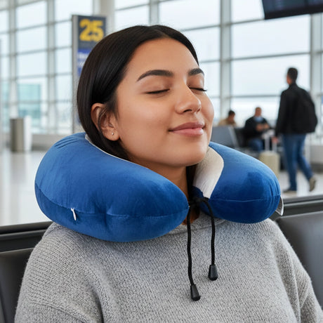 Almohada de Viaje Ergonómica, Diseño Tiburón