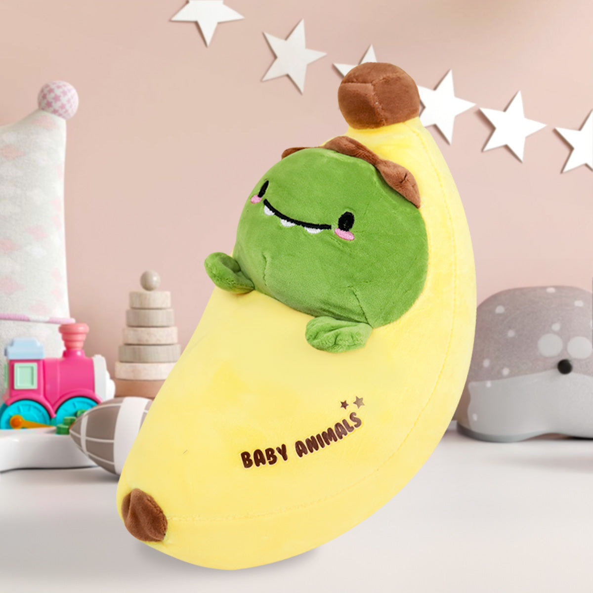 DinoPlátano, Peluche, 30 cm