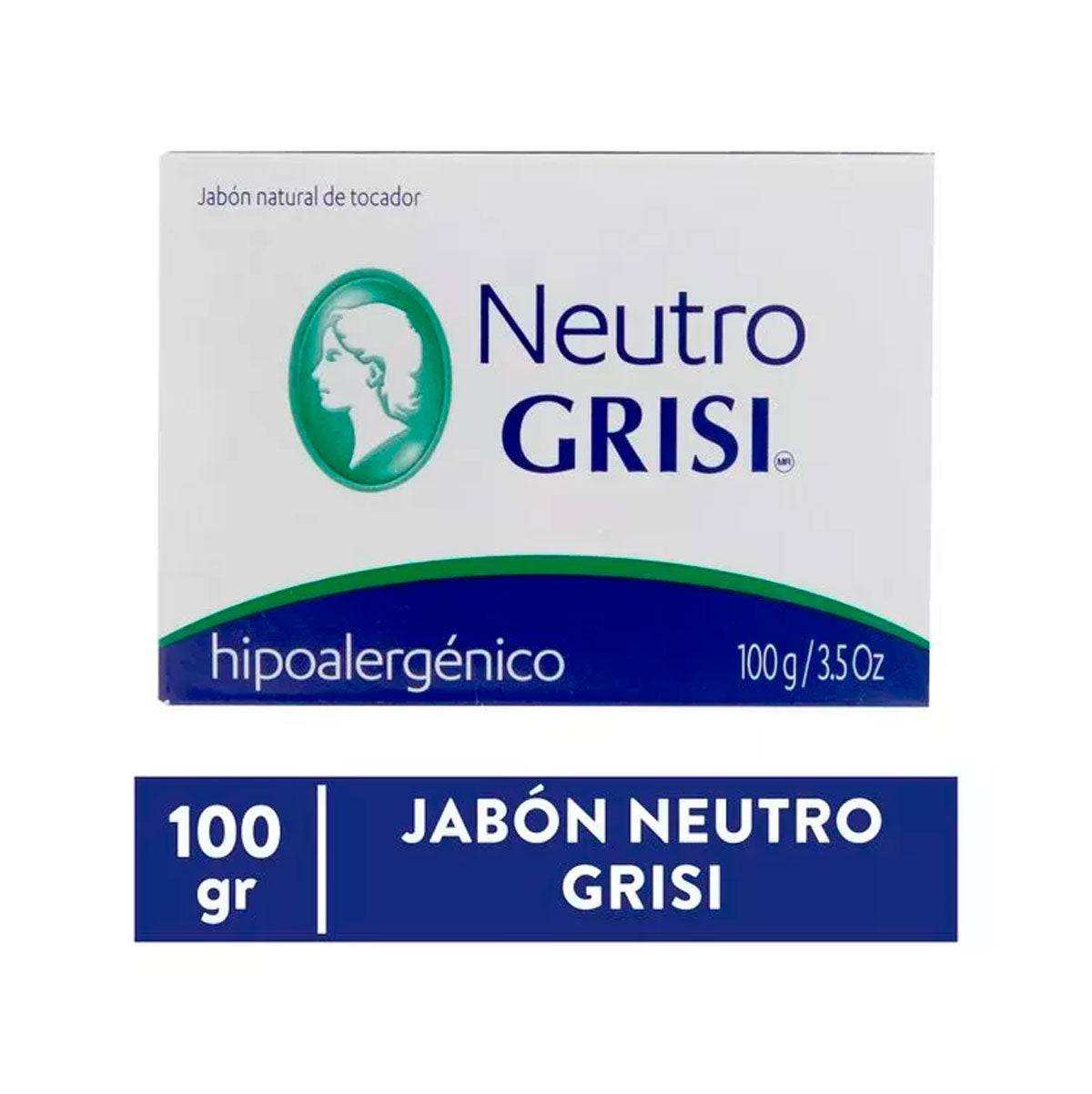 Jabón Neutro Grisi, 100 gr