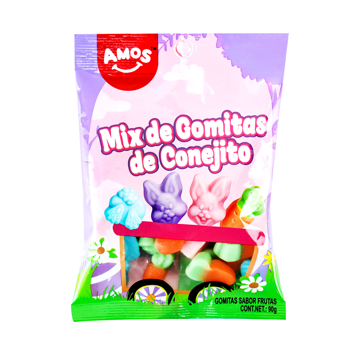 Mix de Gomitas de Conejito, Amos, 90 g