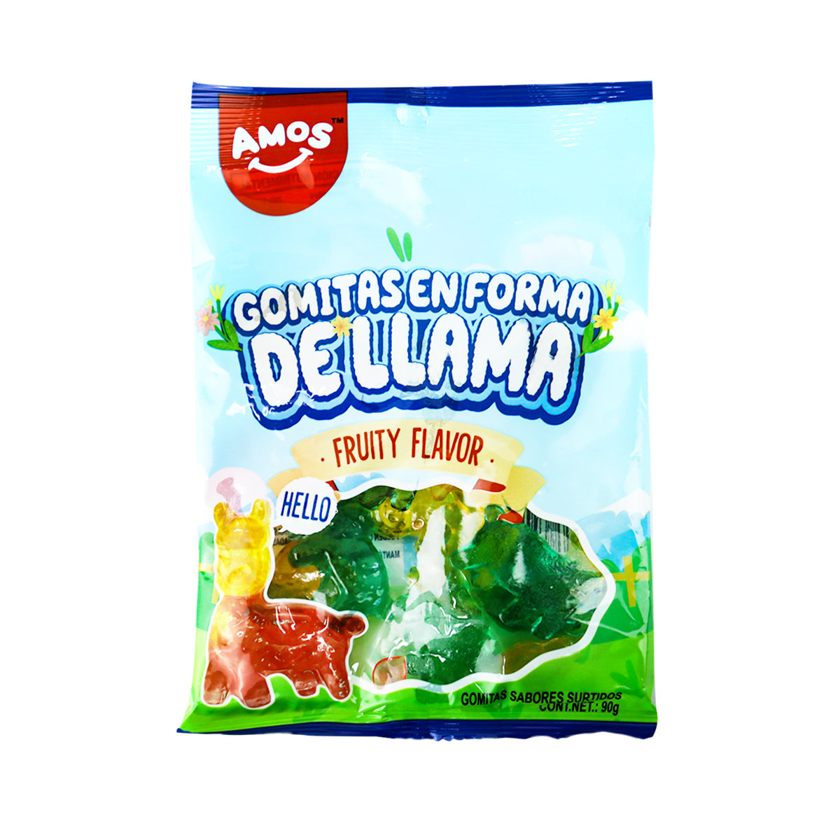 Gomita en Forma de Llama, Amos, 90 g