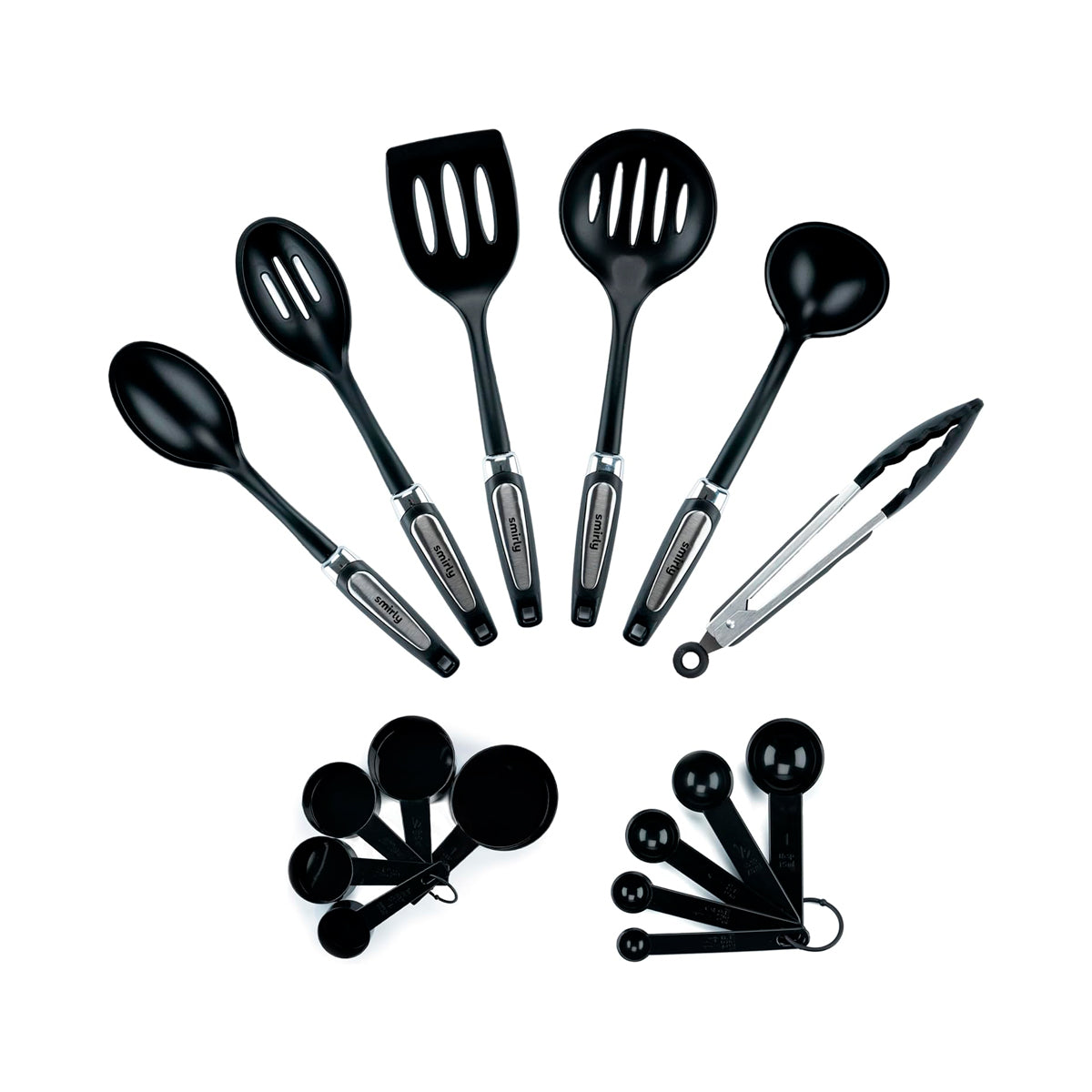 Juego de Utensilios de Cocina de Silicona Antiadherentes, Smirly, 16 Piezas