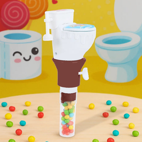 Dulce en Contenedor de Inodoro, Color Café