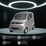 Vehículo Kiwo, E10, Color Plata