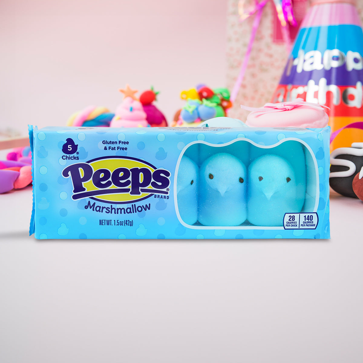 Pollitos de Malvavisco, Peeps, Color Azul