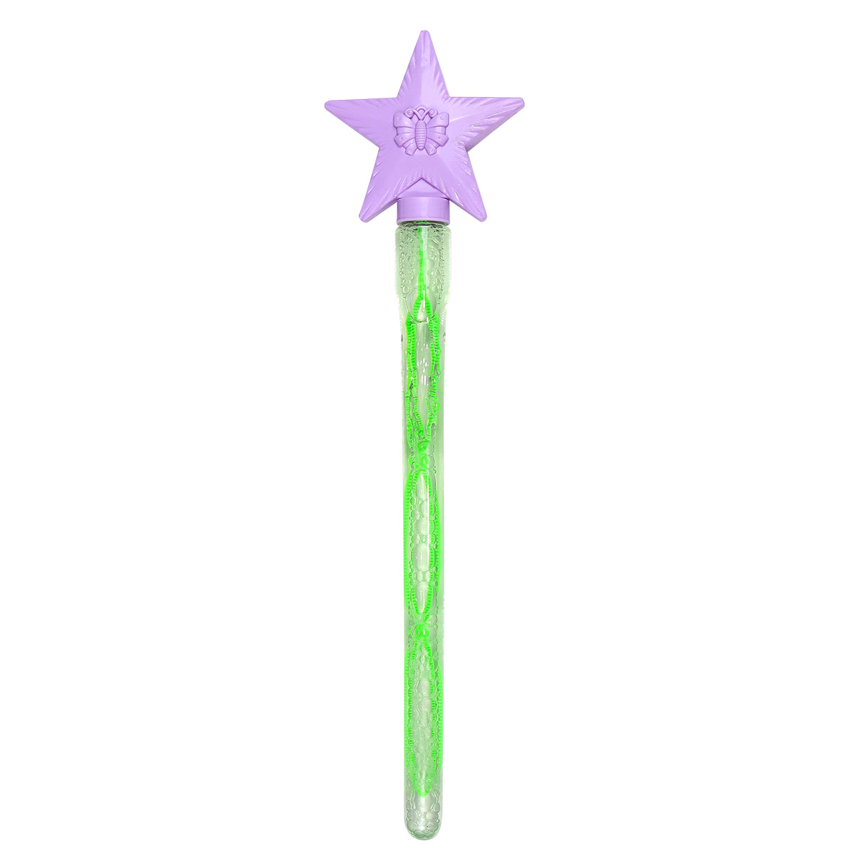 Vara de Burbujas, Estrella, Color Morado
