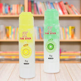Lápiz Adhesivo con Aroma, Verde y Amarillo, 2 pzas