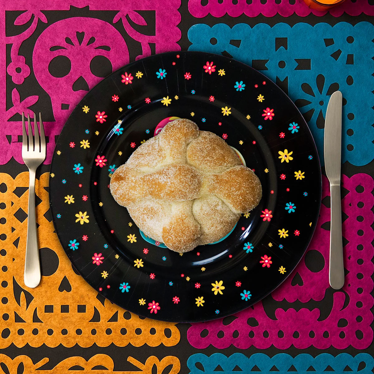 Charola con Diseño de Calavera, Colores